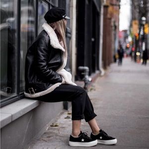 NEW Converse One Star Low Top Navy Blue Velvet Platform Sneakers Womens 9.5 Rare